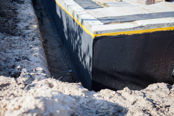 SJ Waterproofing Pros completing home waterproofing near Houston, OH